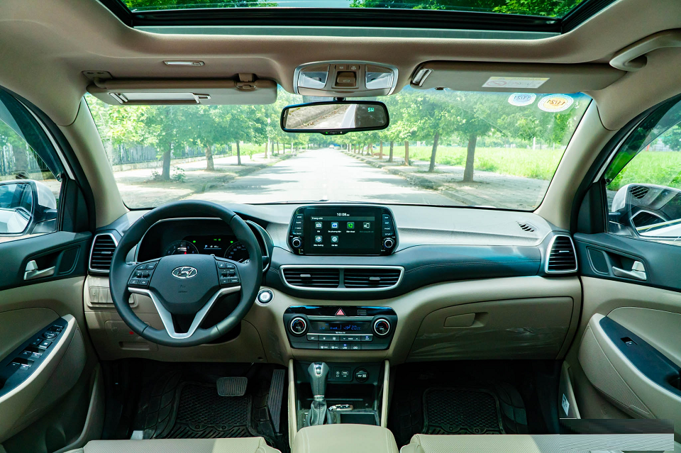 Giá xe Tucson tại Hà Nam 11 Nội thất Tucson Turbo