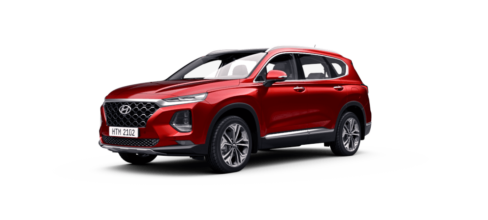 Santafe 2020 màu đỏ