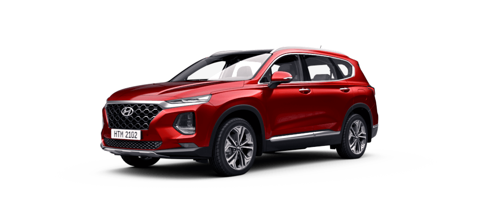Santafe 2020 màu đỏ