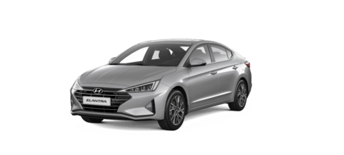 xe elantra màu bạc