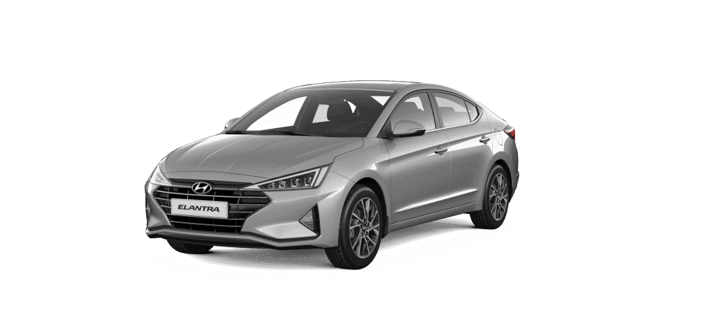 xe elantra màu bạc