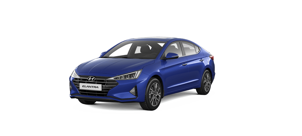xe elantra màu xanh