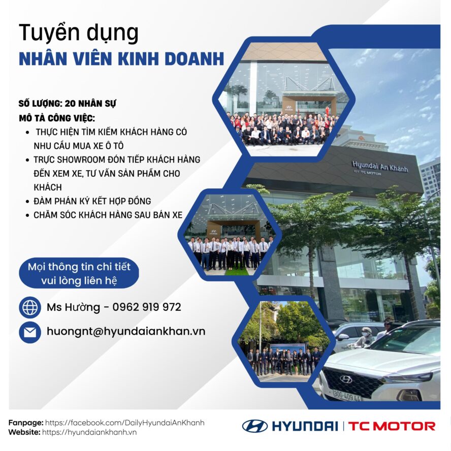 Tuyển dụng Nhân viên Kinh Doanh 1 Blue Modern We Are Digital Marketing Instagram Post